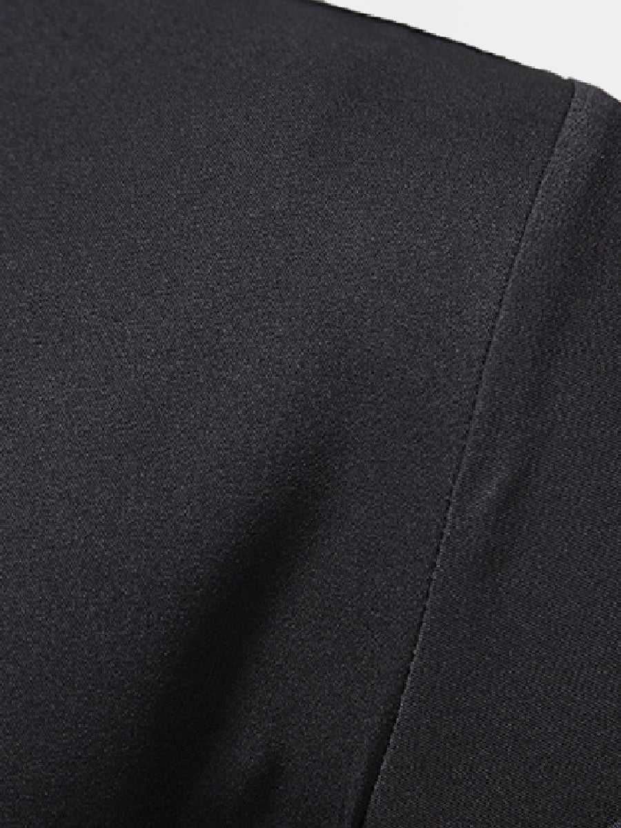 Chemise manches longues patchwork à carreaux pour homme