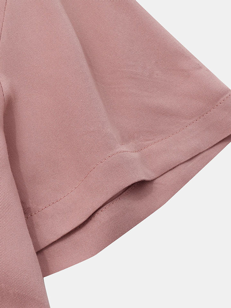Camicia casual da uomo a manica corta