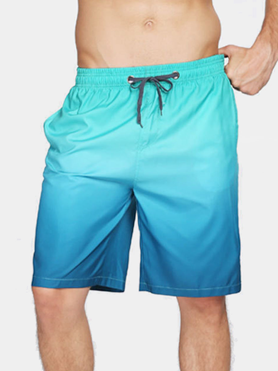 Men's Gradient quick drying Casual Shorts