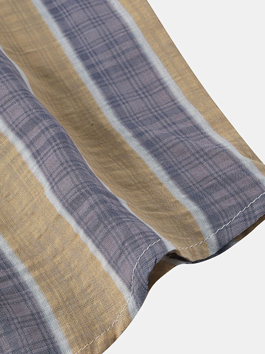 Camicia a maniche corte casual hawaiana da uomo