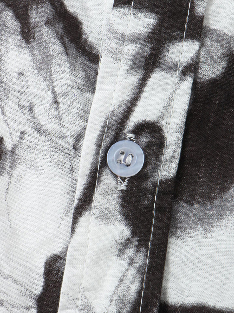 Camicia a maniche corte casual hawaiana da uomo