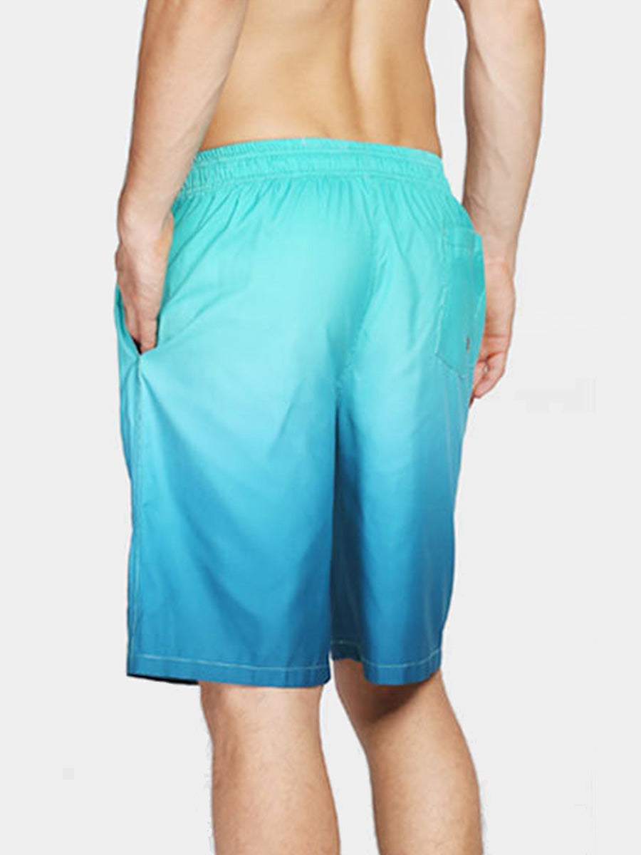 Men's Gradient quick drying Casual Shorts