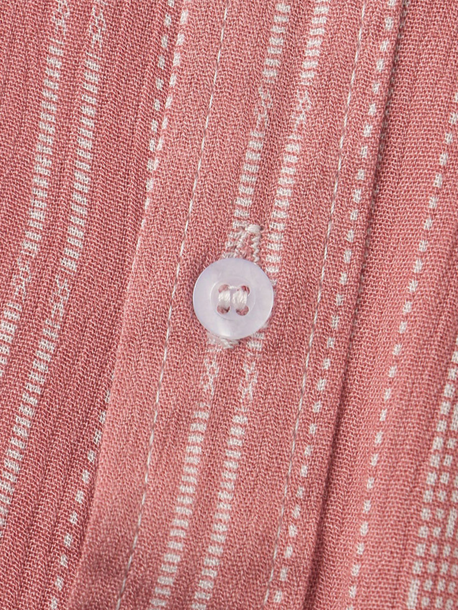 Camicia da uomo a maniche corte con stampa verticale