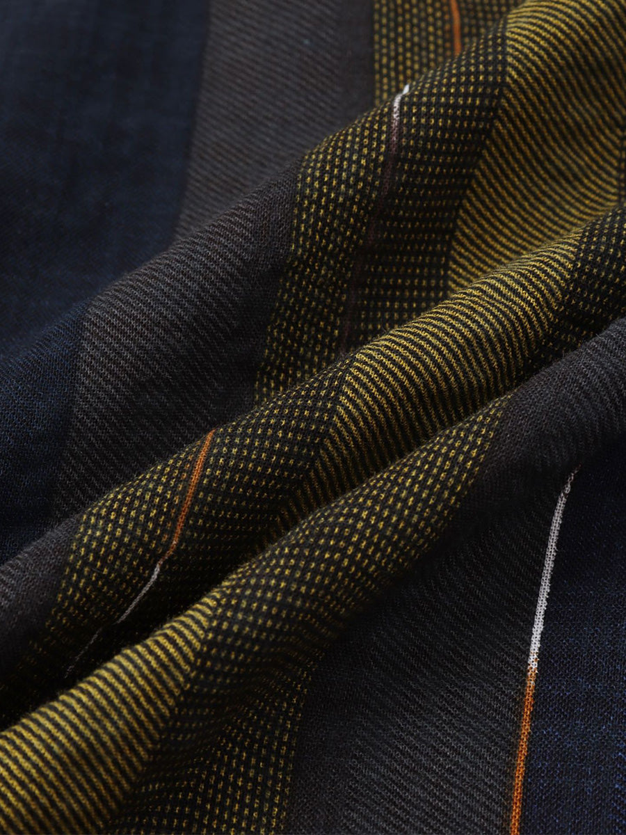 Camicia da uomo a maniche corte con stampa verticale