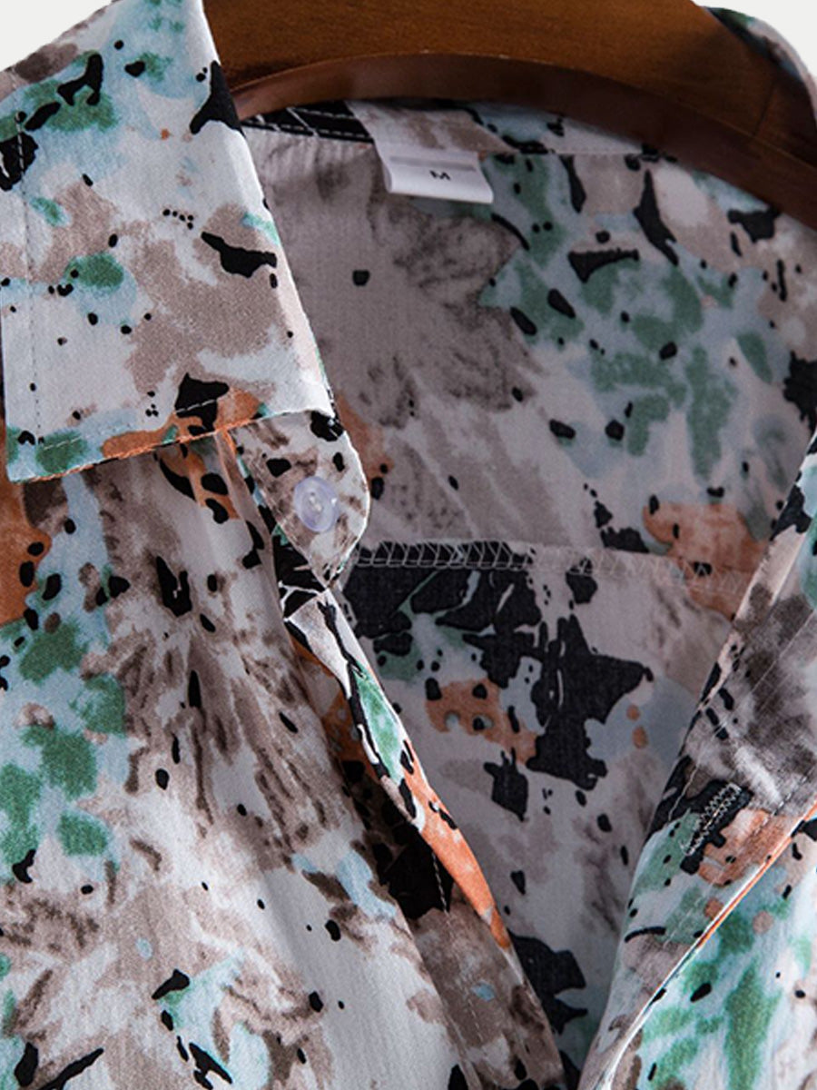 Chemise à manches courtes de vacances pour hommes