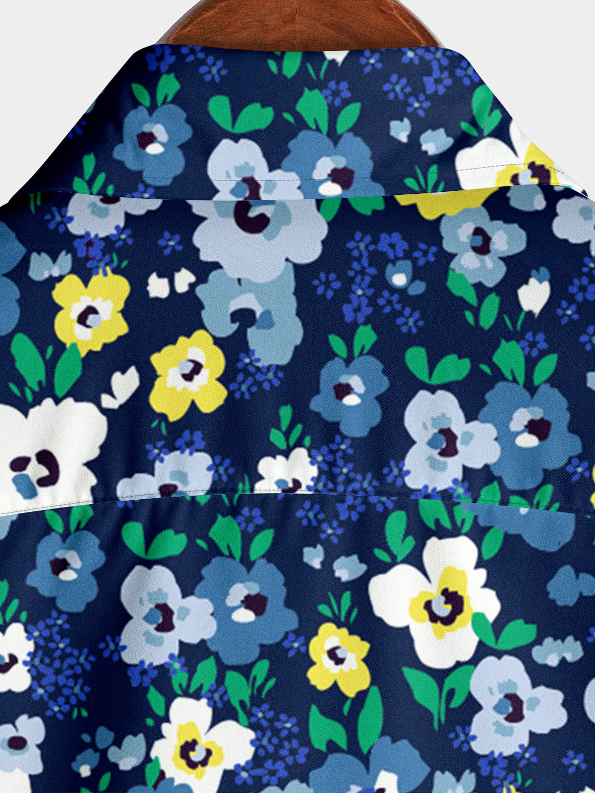 Chemise à manches courtes à imprimé floral pour hommes