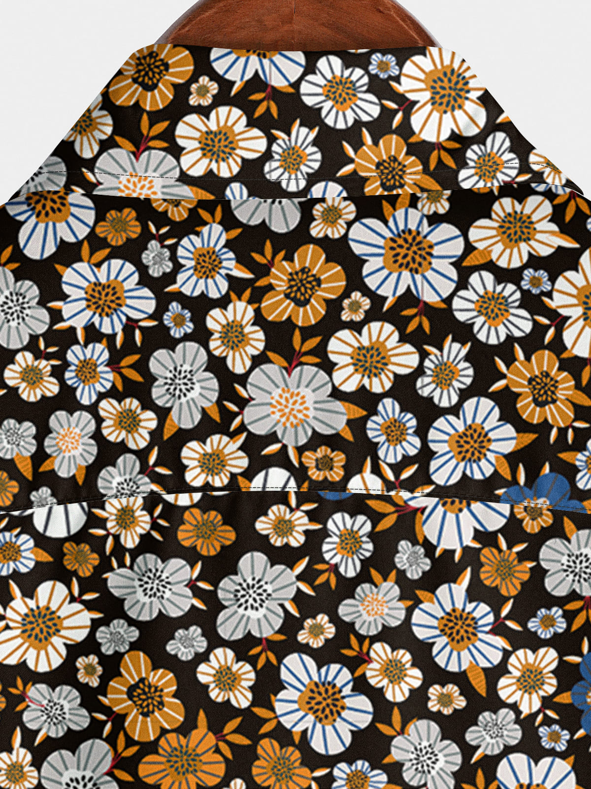 Chemise à manches courtes hawaïenne à fleurs pour hommes