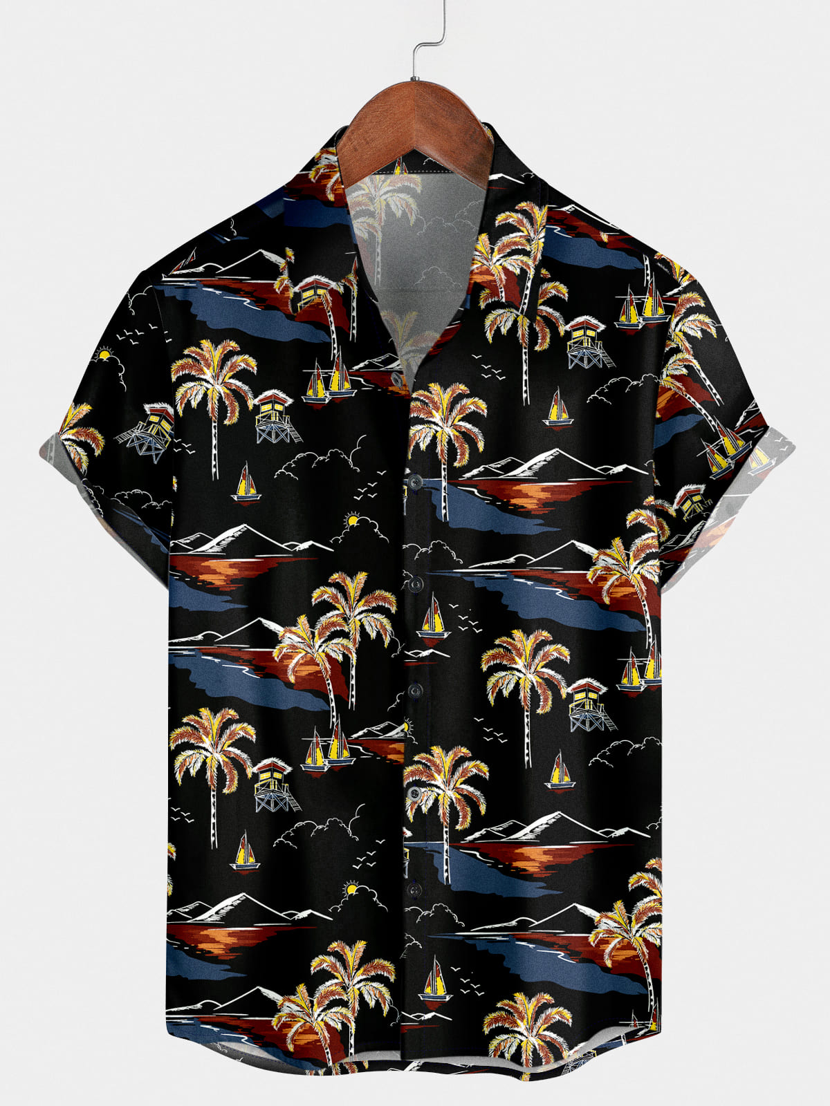 Chemise à manches courtes Beach Holiday pour hommes