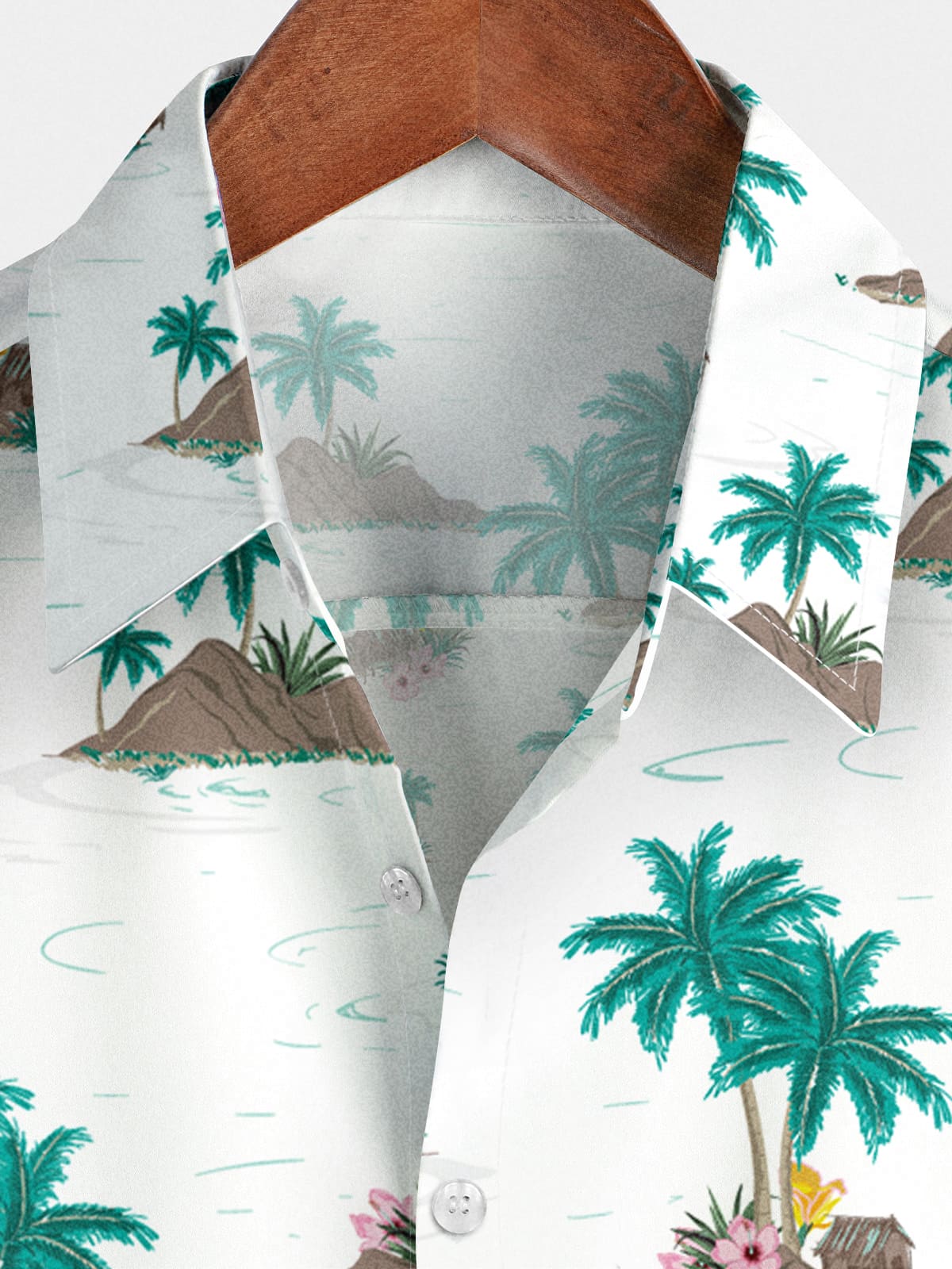 Chemise hawaïenne à manches courtes pour hommes