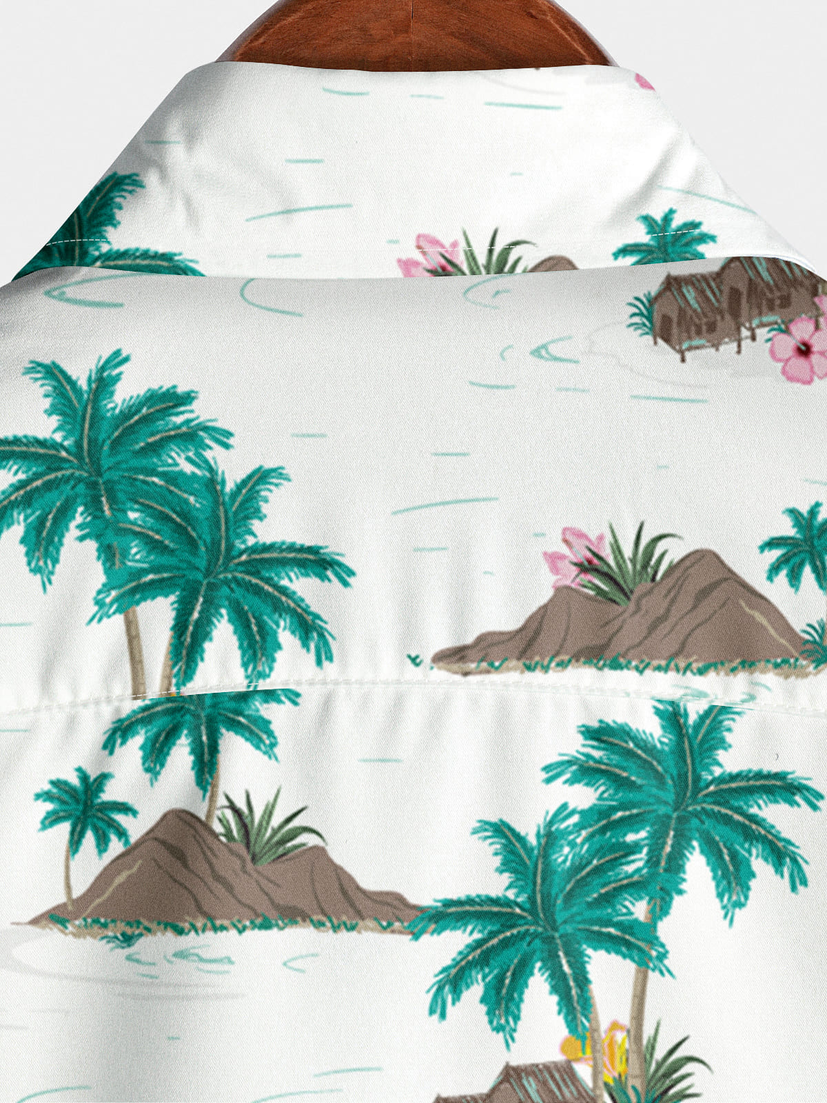 Chemise hawaïenne à manches courtes pour hommes