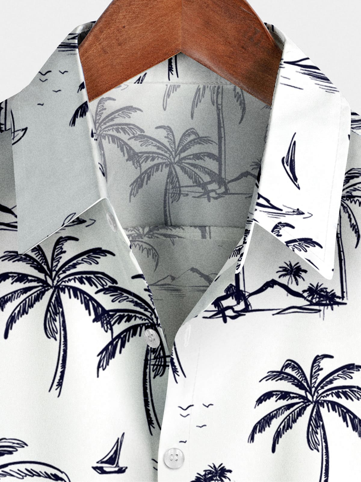 Camicia a maniche corte da uomo per vacanze al mare