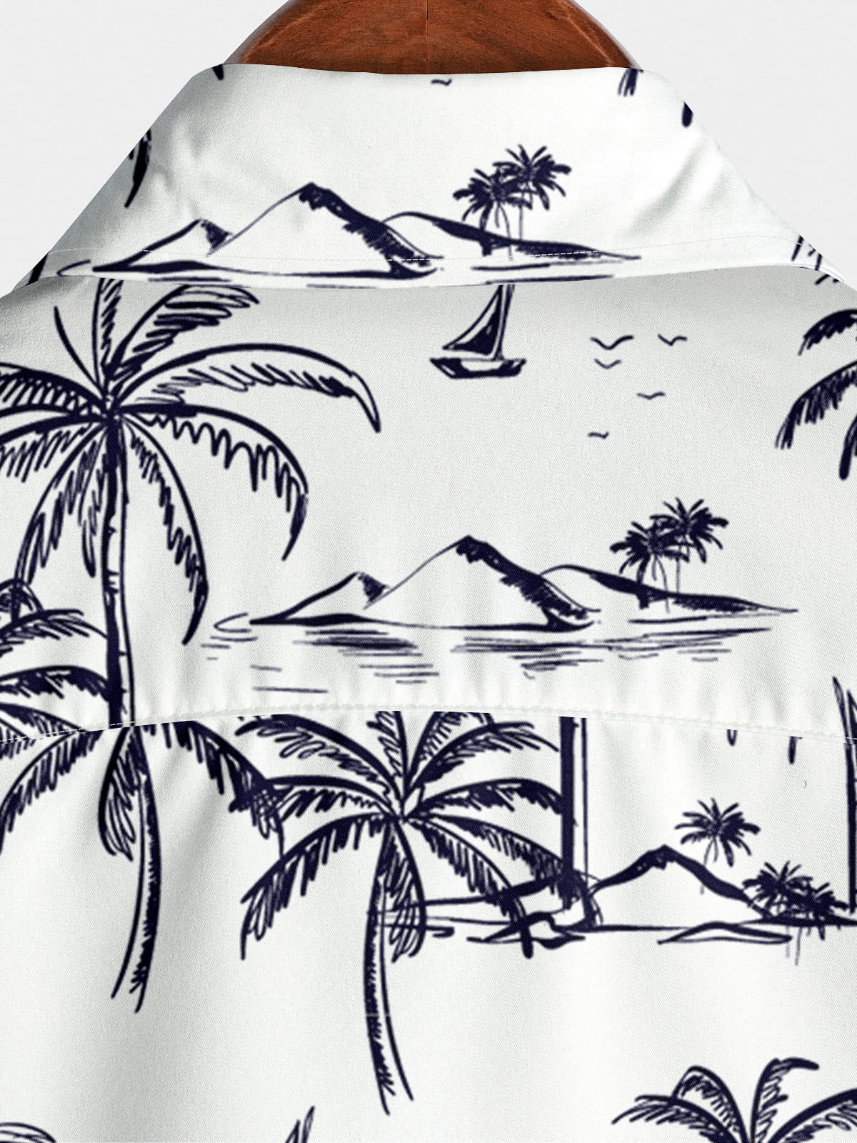 Camicia a maniche corte da uomo per vacanze al mare