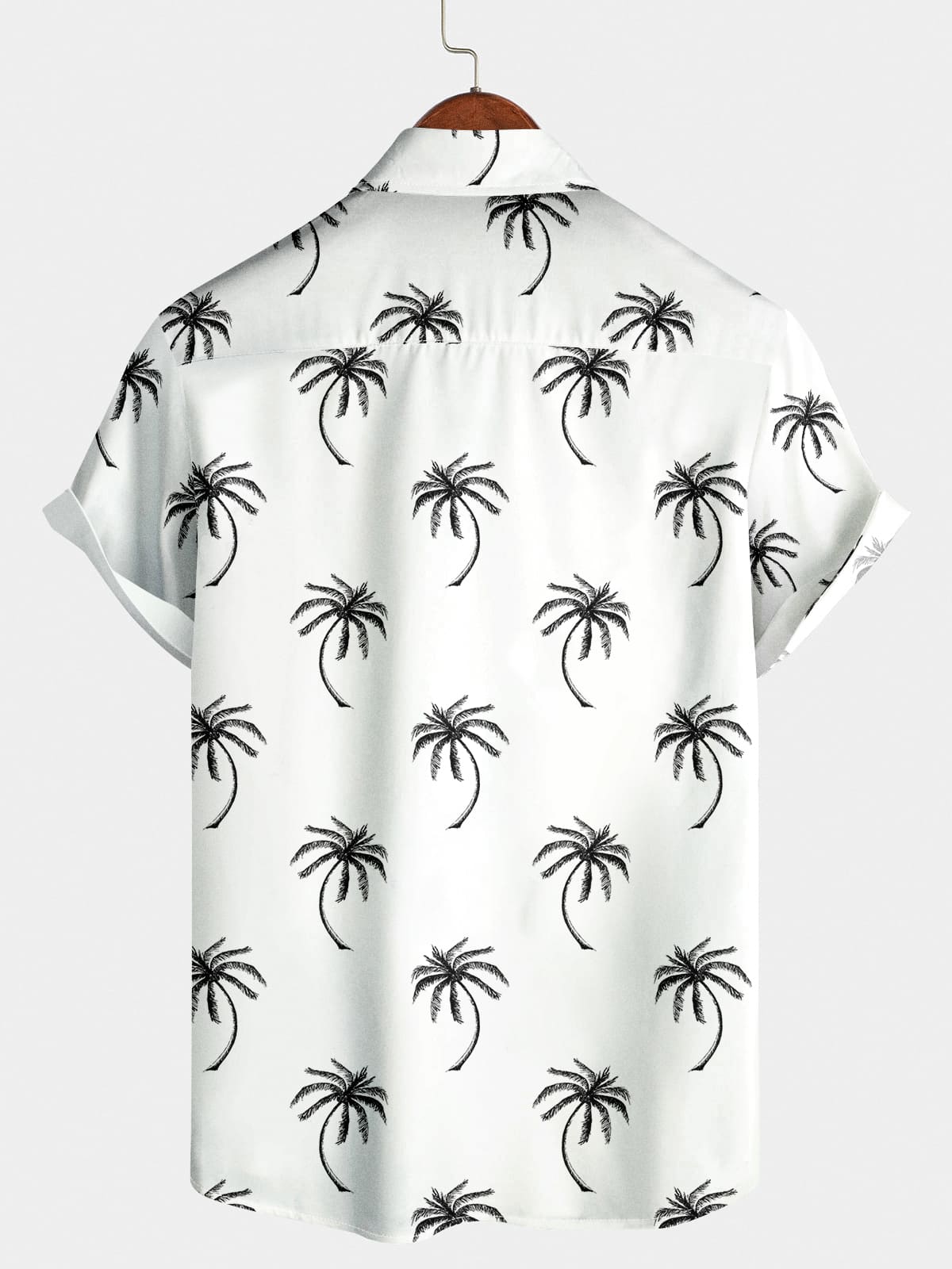 Chemise hawaïenne décontractée à manches courtes pour hommes