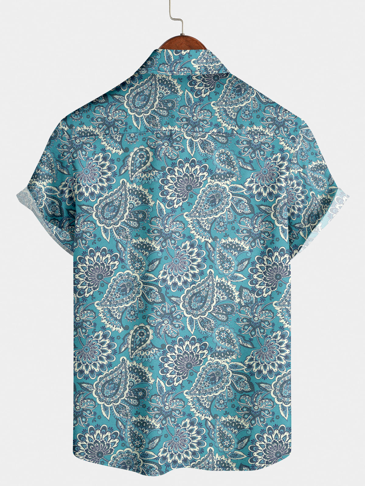 Chemise à manches courtes Paisley Holiday pour hommes