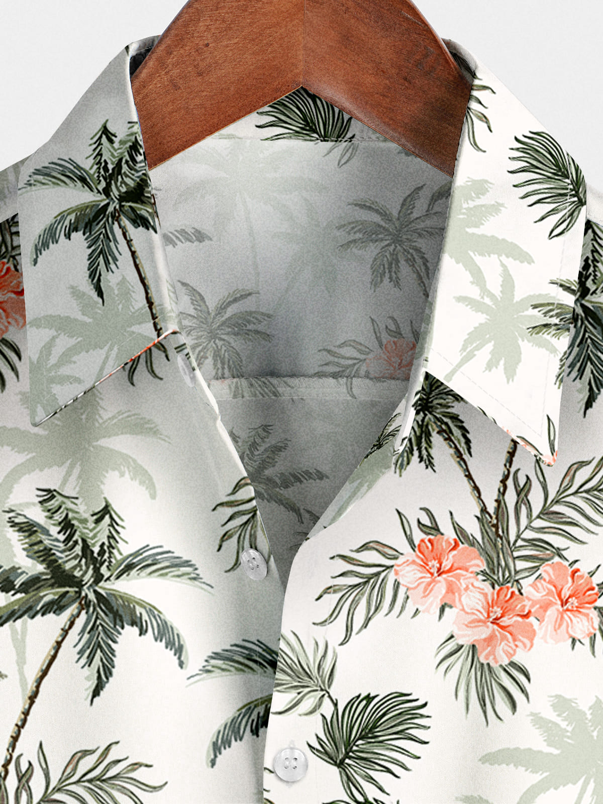 Chemise à manches courtes hawaïenne à fleurs pour hommes