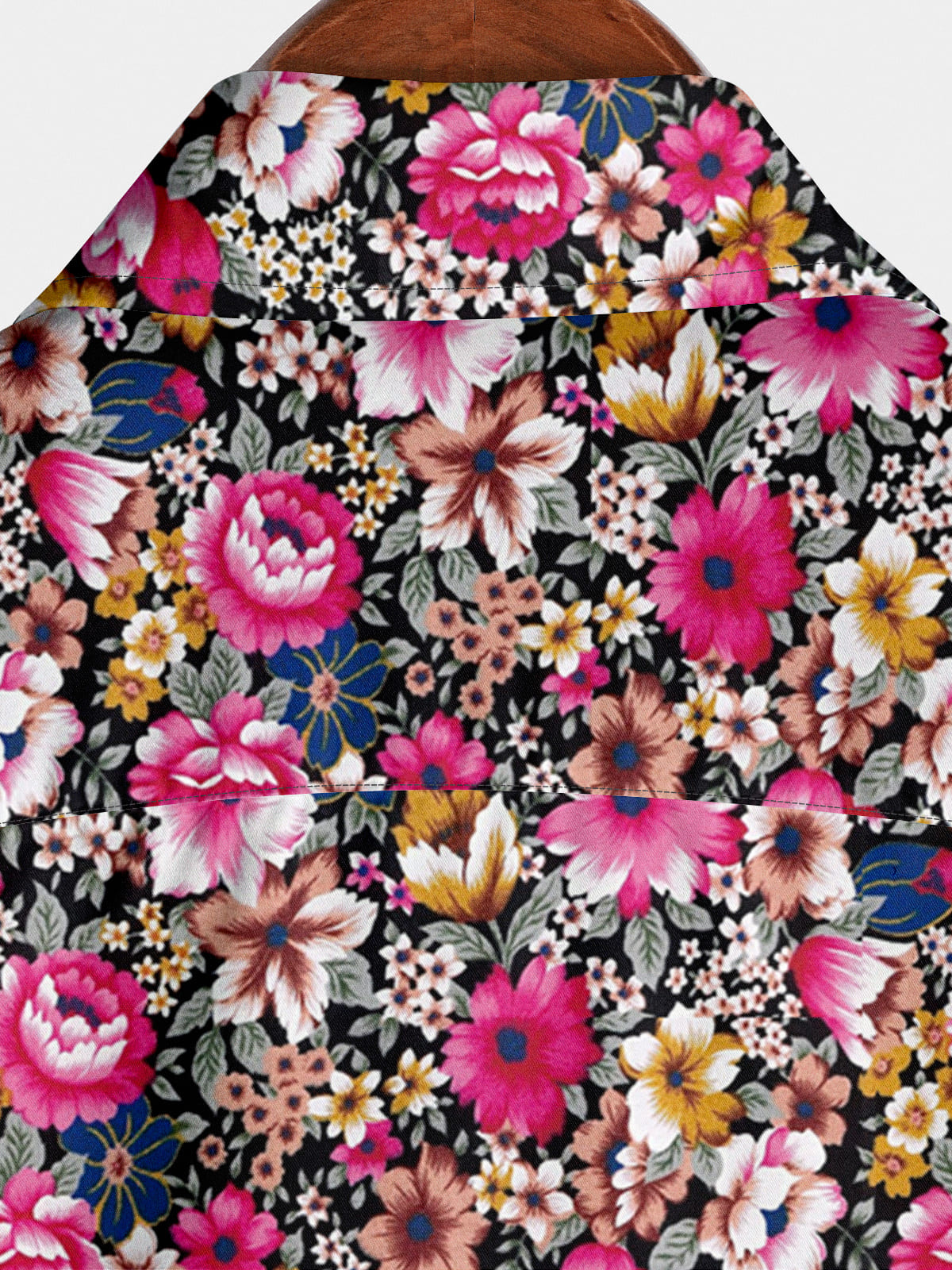 Chemise à manches courtes hawaïenne à fleurs pour hommes