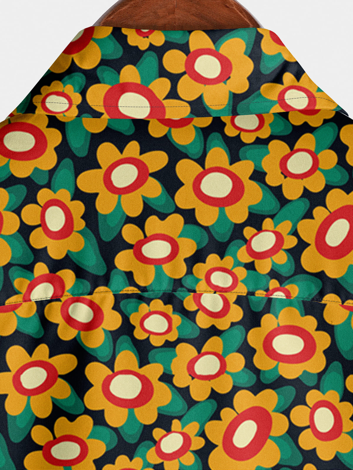 Chemise à manches courtes hawaïenne à fleurs pour hommes