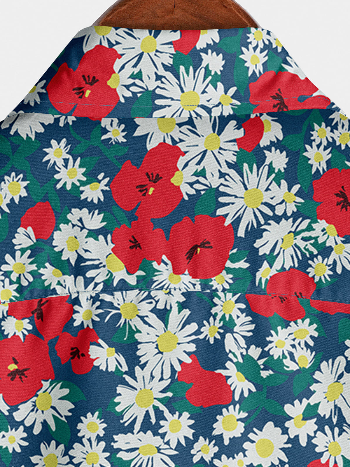 Chemise à manches courtes décontractée à fleurs pour hommes