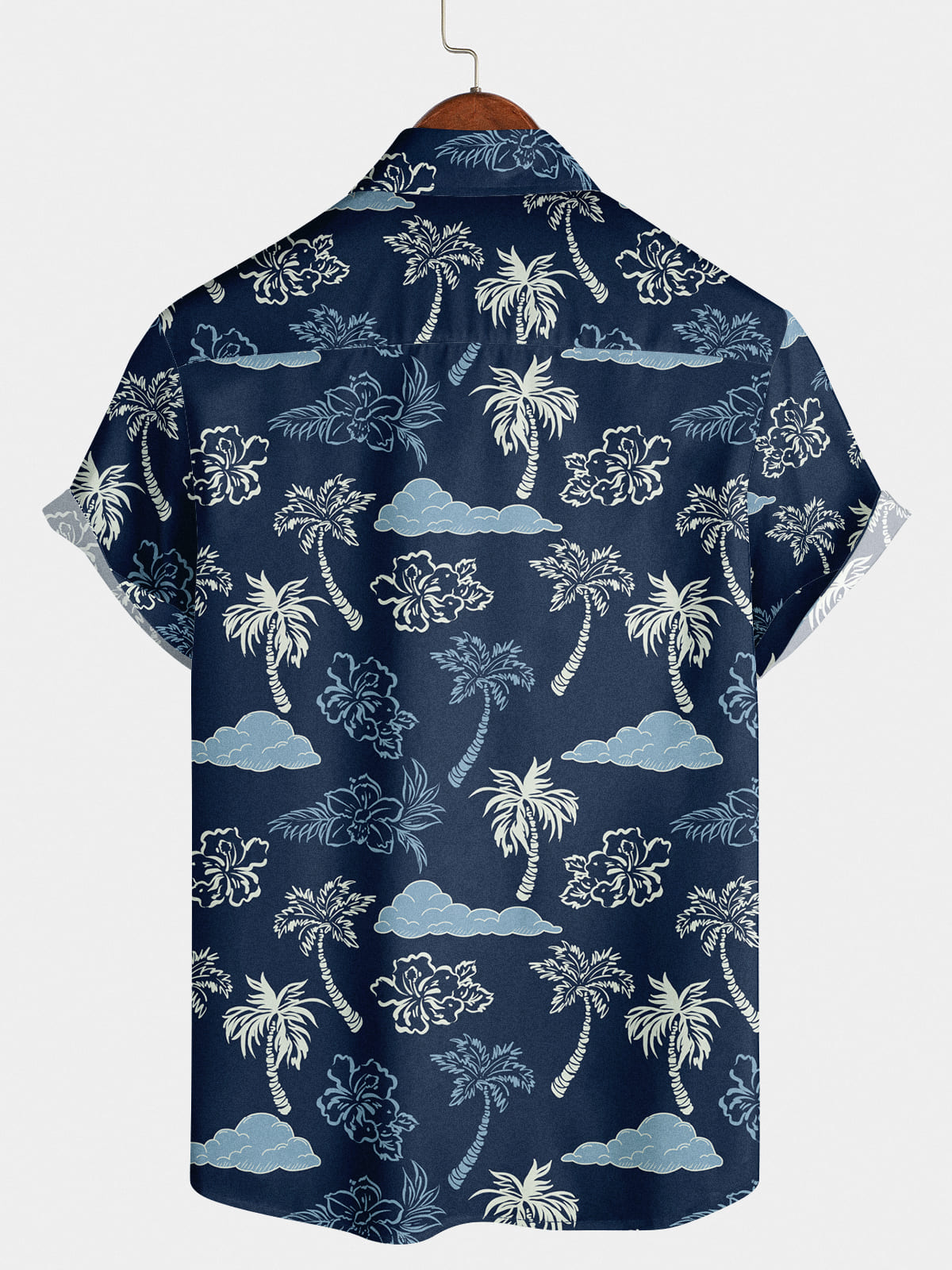 Camicia a maniche corte da uomo in cocco