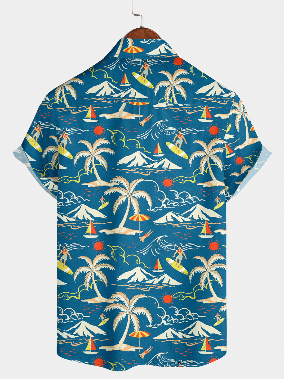 Chemise à manches courtes Beach Holiday pour hommes