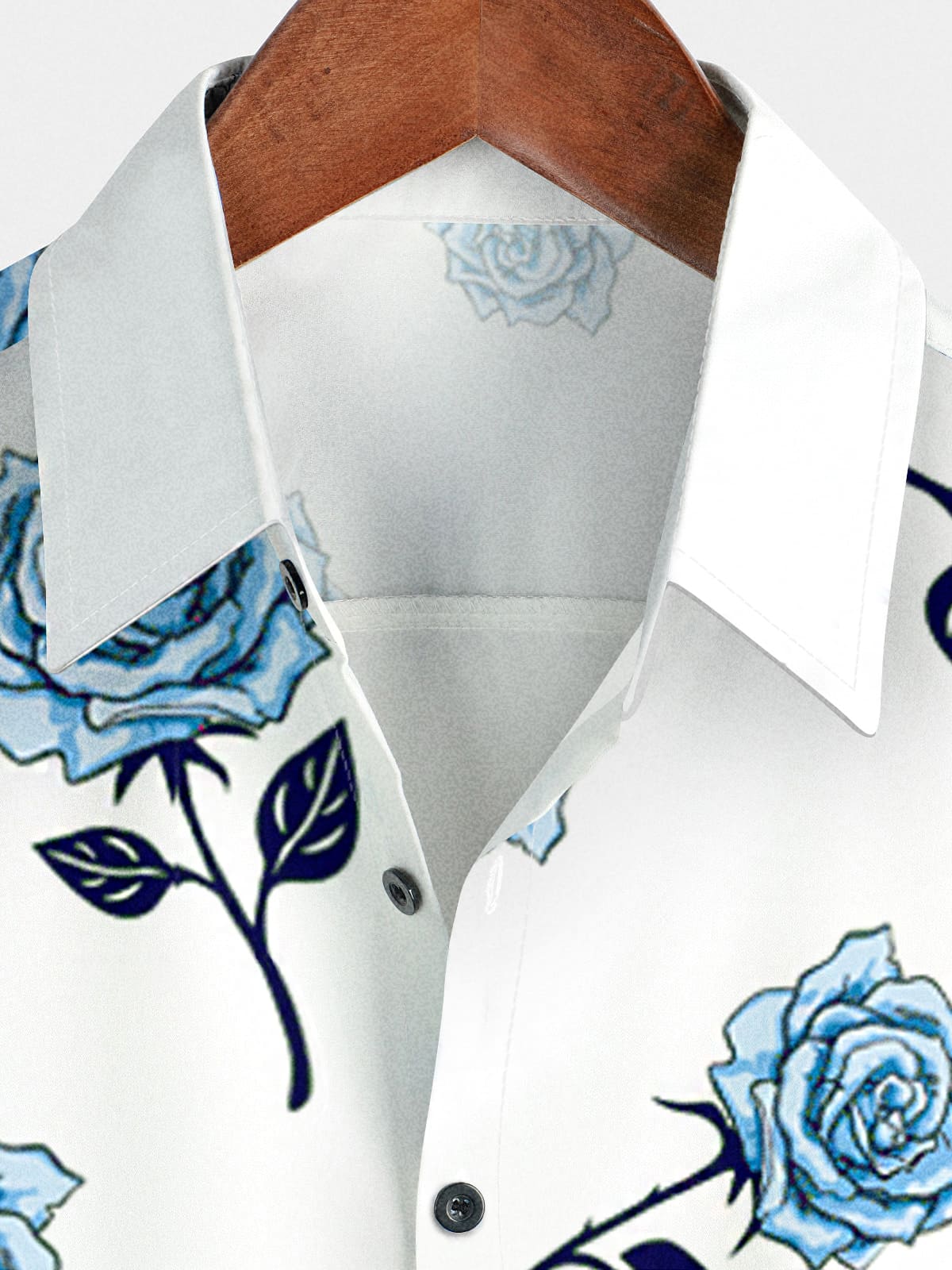 Camicia da uomo a maniche corte per vacanze floreali