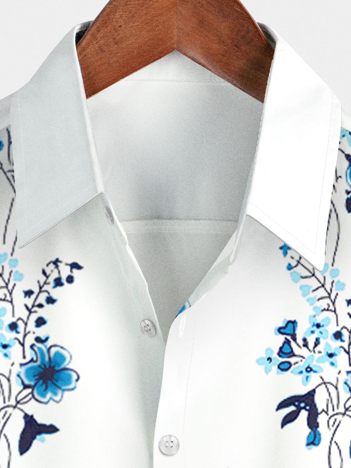 Chemise à manches courtes décontractée à fleurs pour hommes