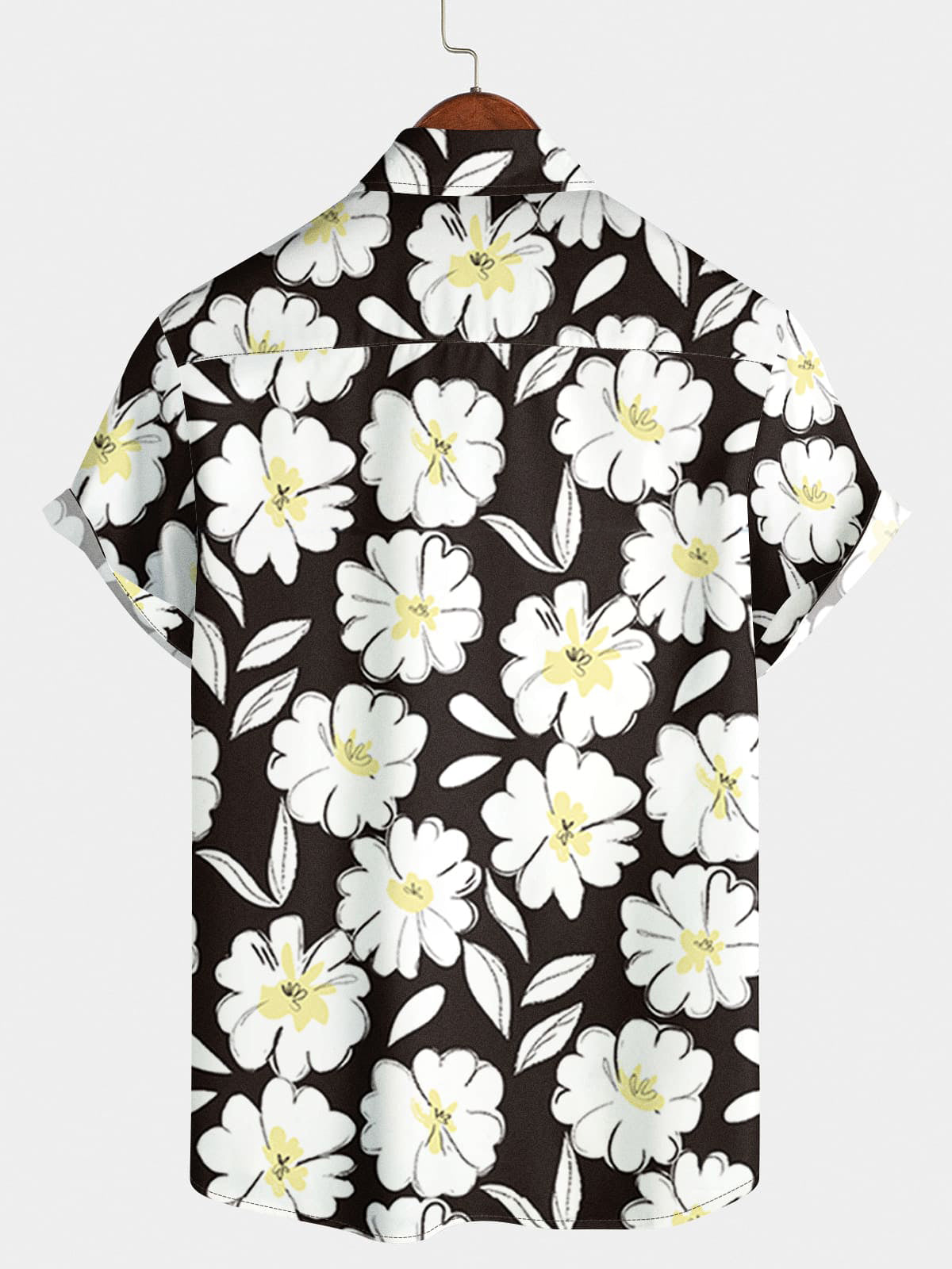 Chemise hawaïenne à manches courtes Daisy pour hommes