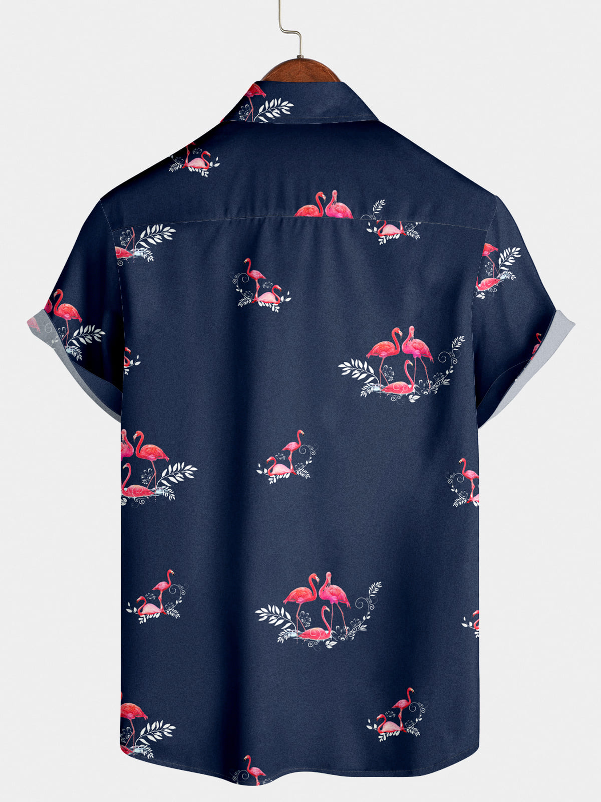 Chemise à manches courtes Flamingo Holiday pour hommes