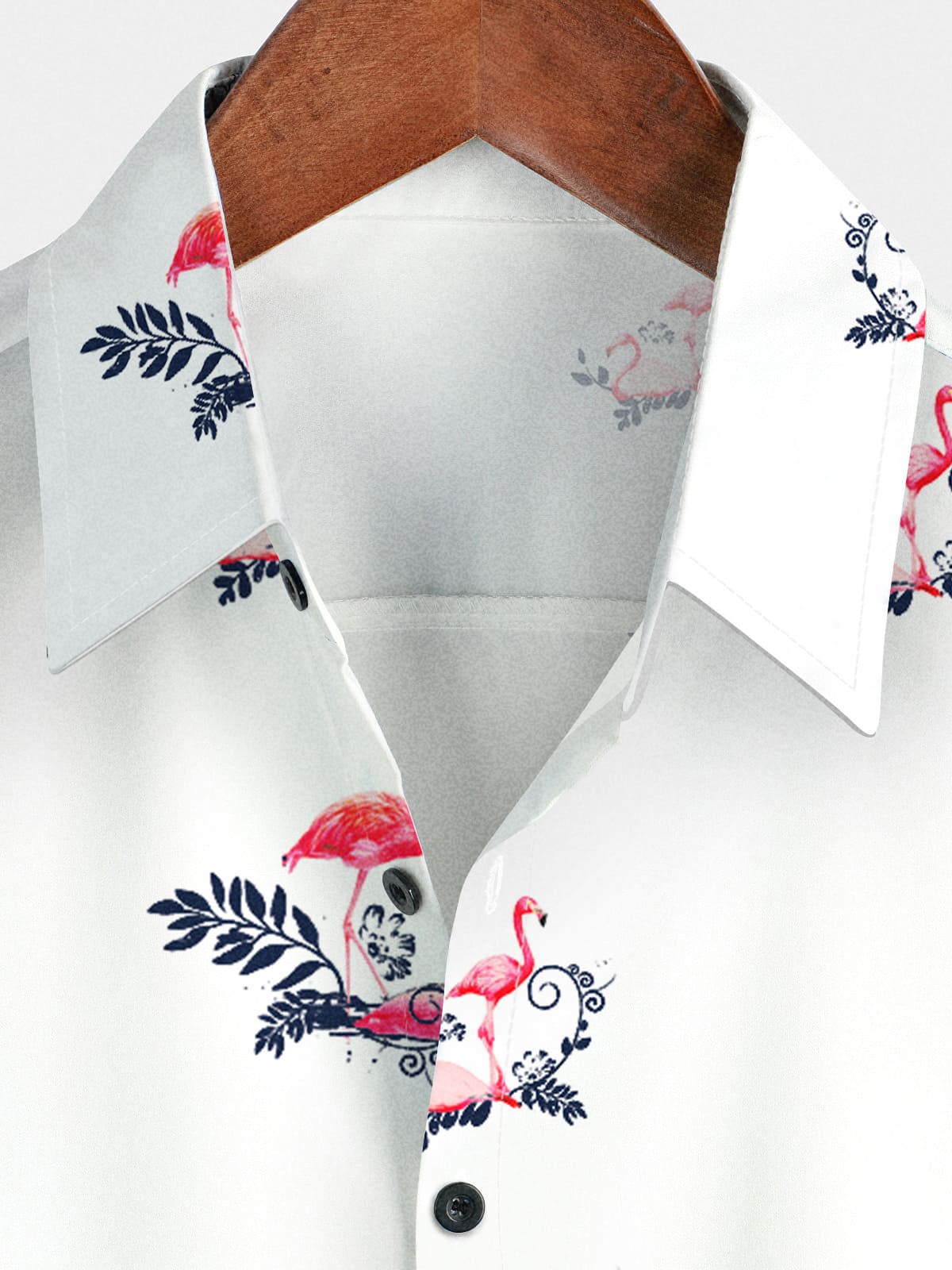 Chemise à manches courtes Flamingo Holiday pour hommes