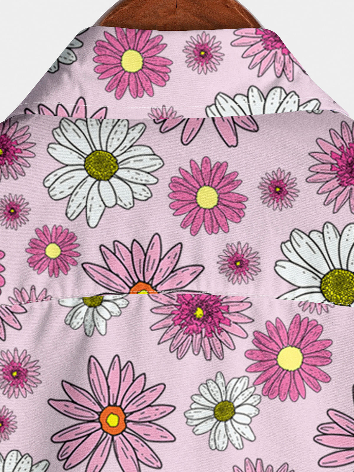 Chemise à manches courtes à imprimé floral pour hommes