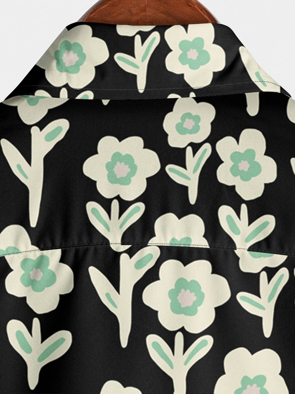 Chemise à manches courtes à fleurs pour hommes