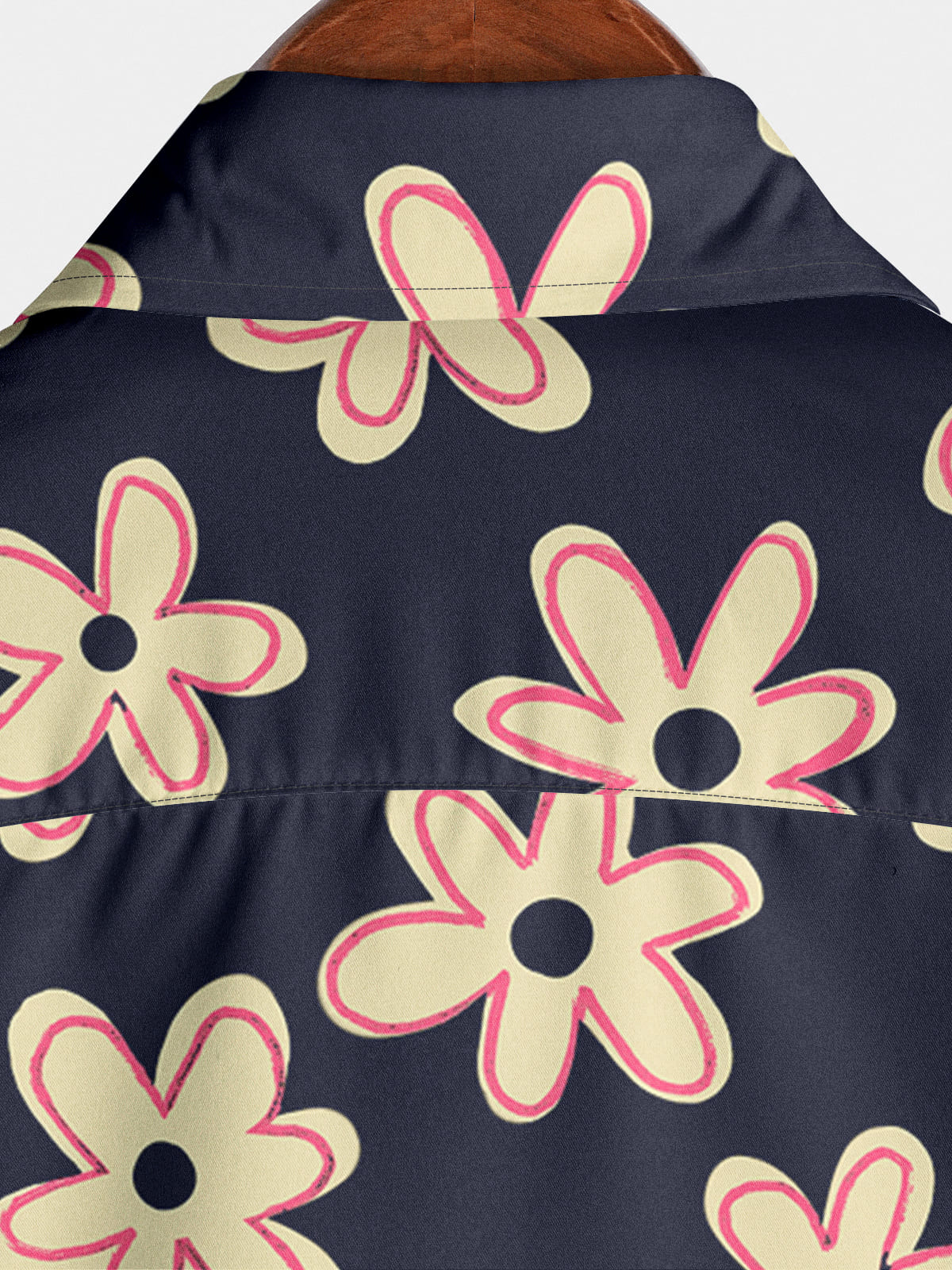 Chemise à manches courtes hawaïenne à fleurs pour hommes