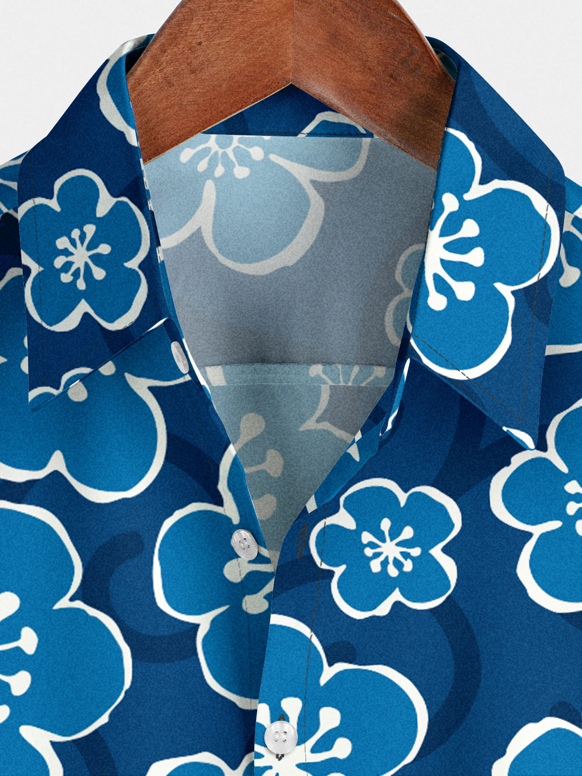 Chemise à manches courtes décontractée à fleurs pour hommes