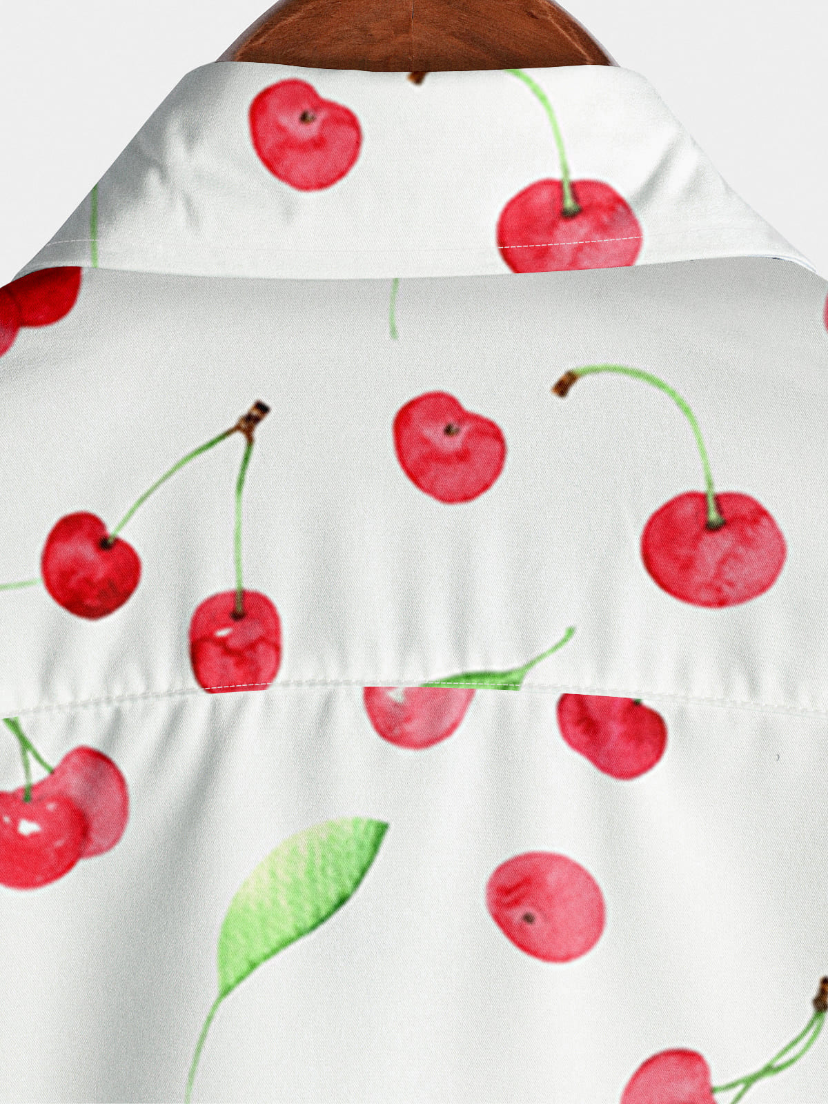 Camicia a maniche corte da uomo con stampa di frutta