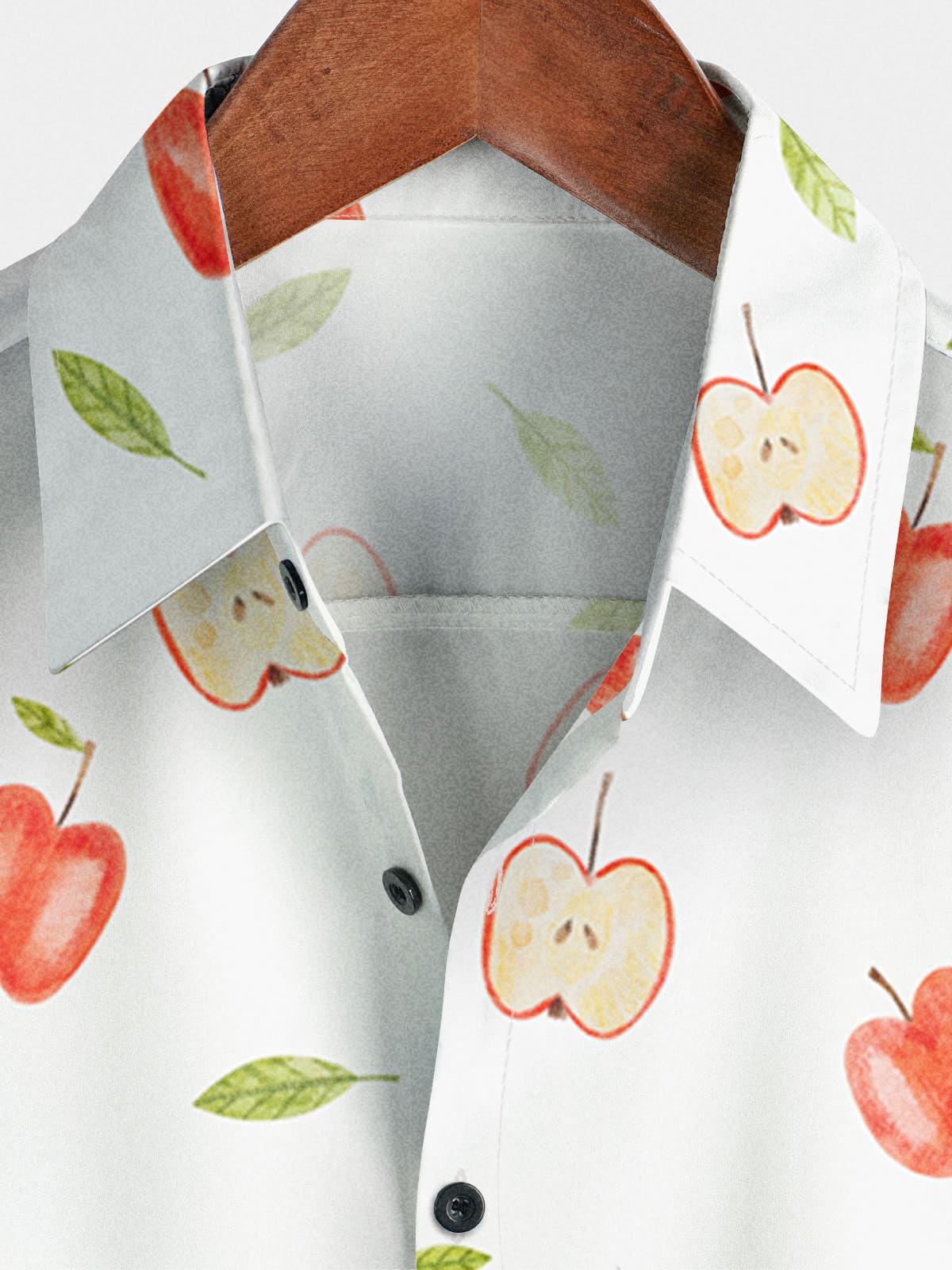 Camicia a maniche corte da uomo con stampa di frutta