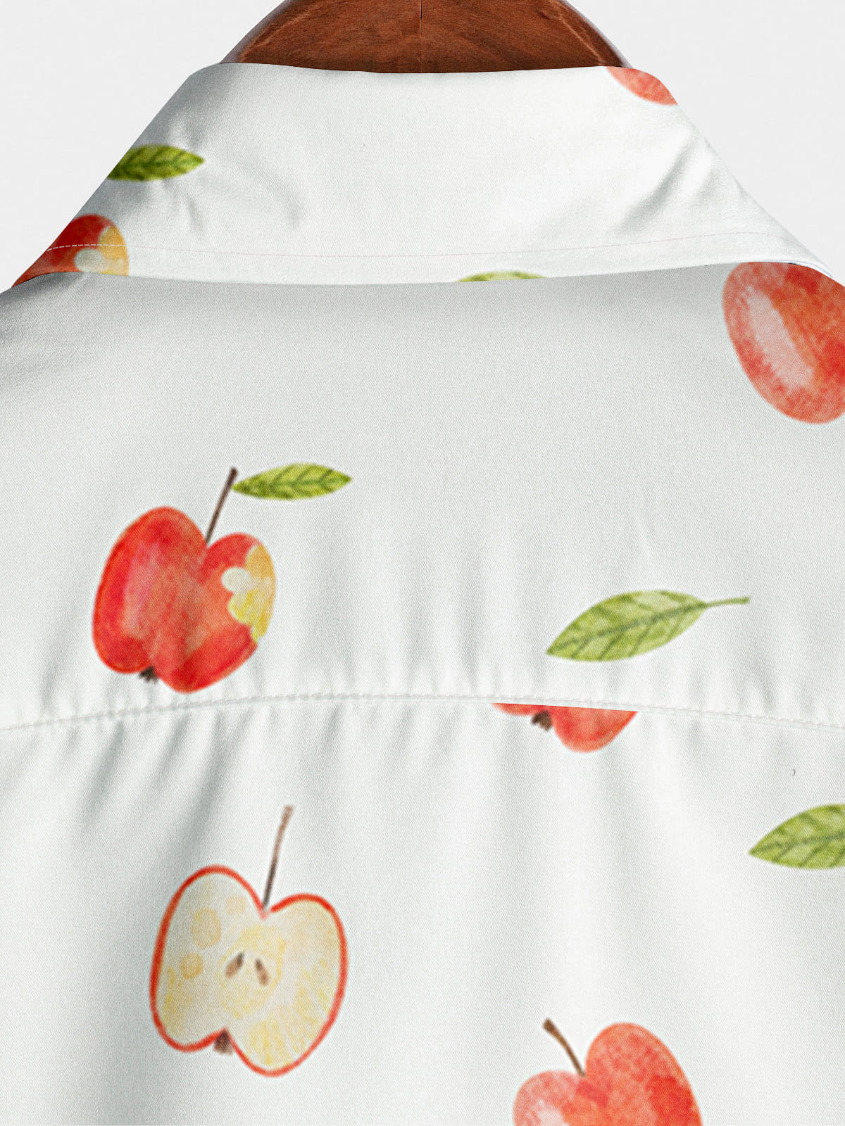 Camicia a maniche corte da uomo con stampa di frutta