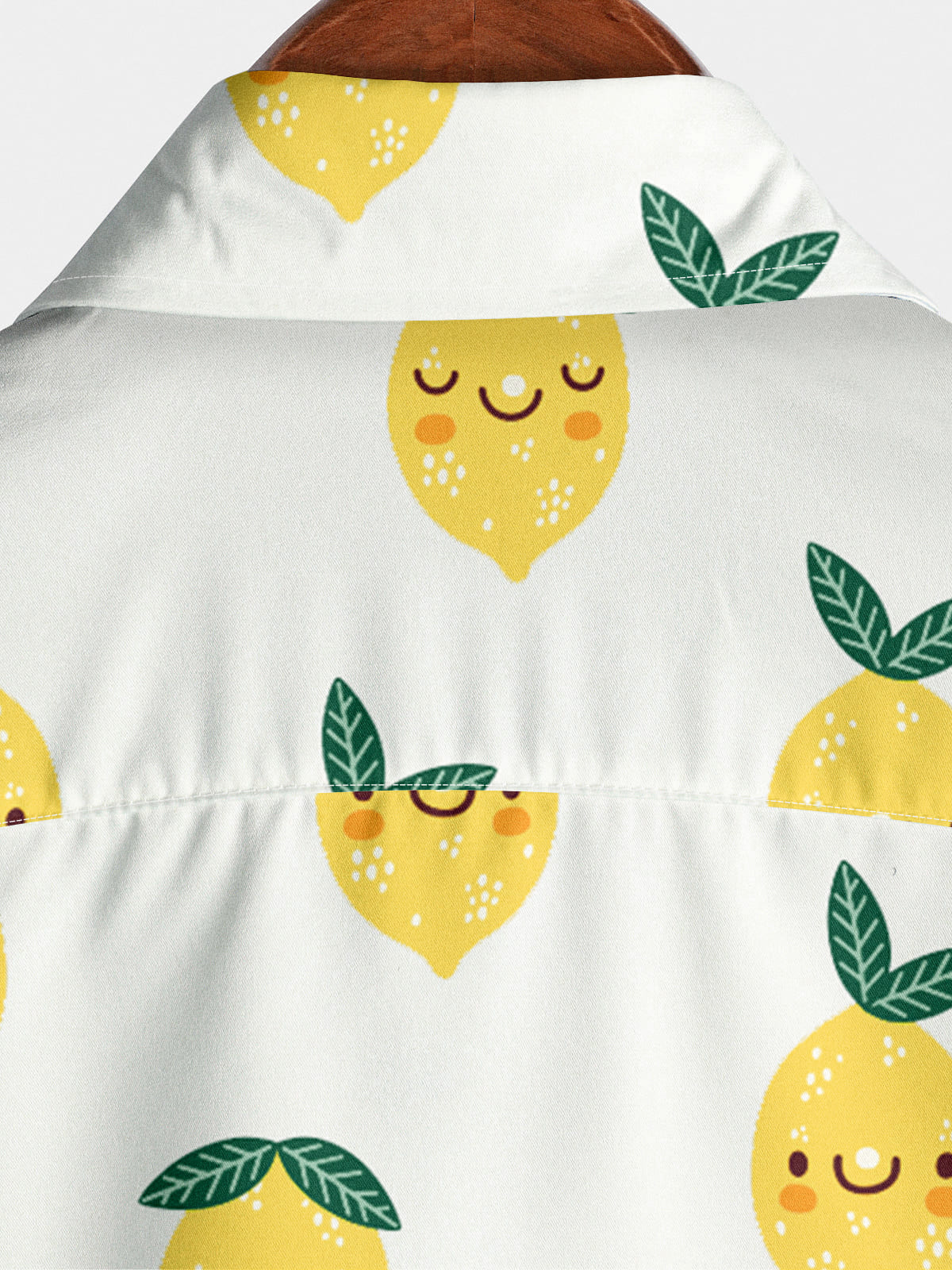 Chemise à manches courtes à imprimé fruits pour hommes