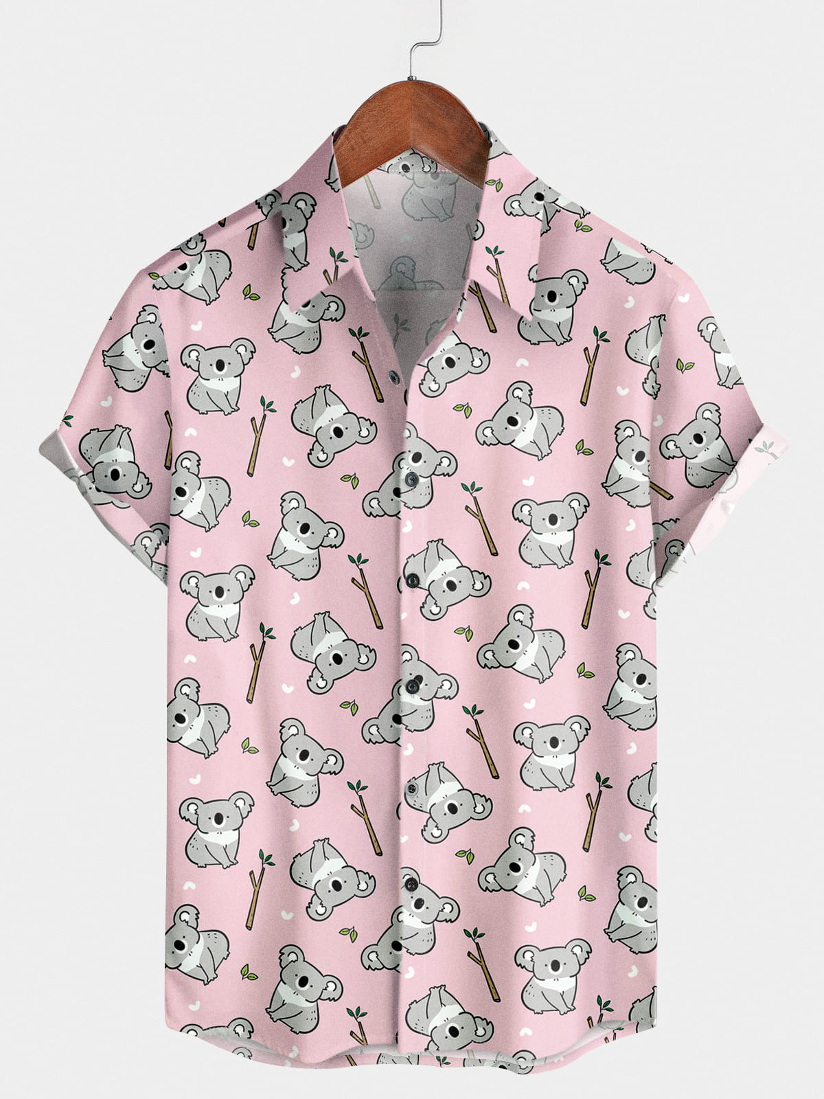 Men's Koala Holiday Short Sleeve Shirt