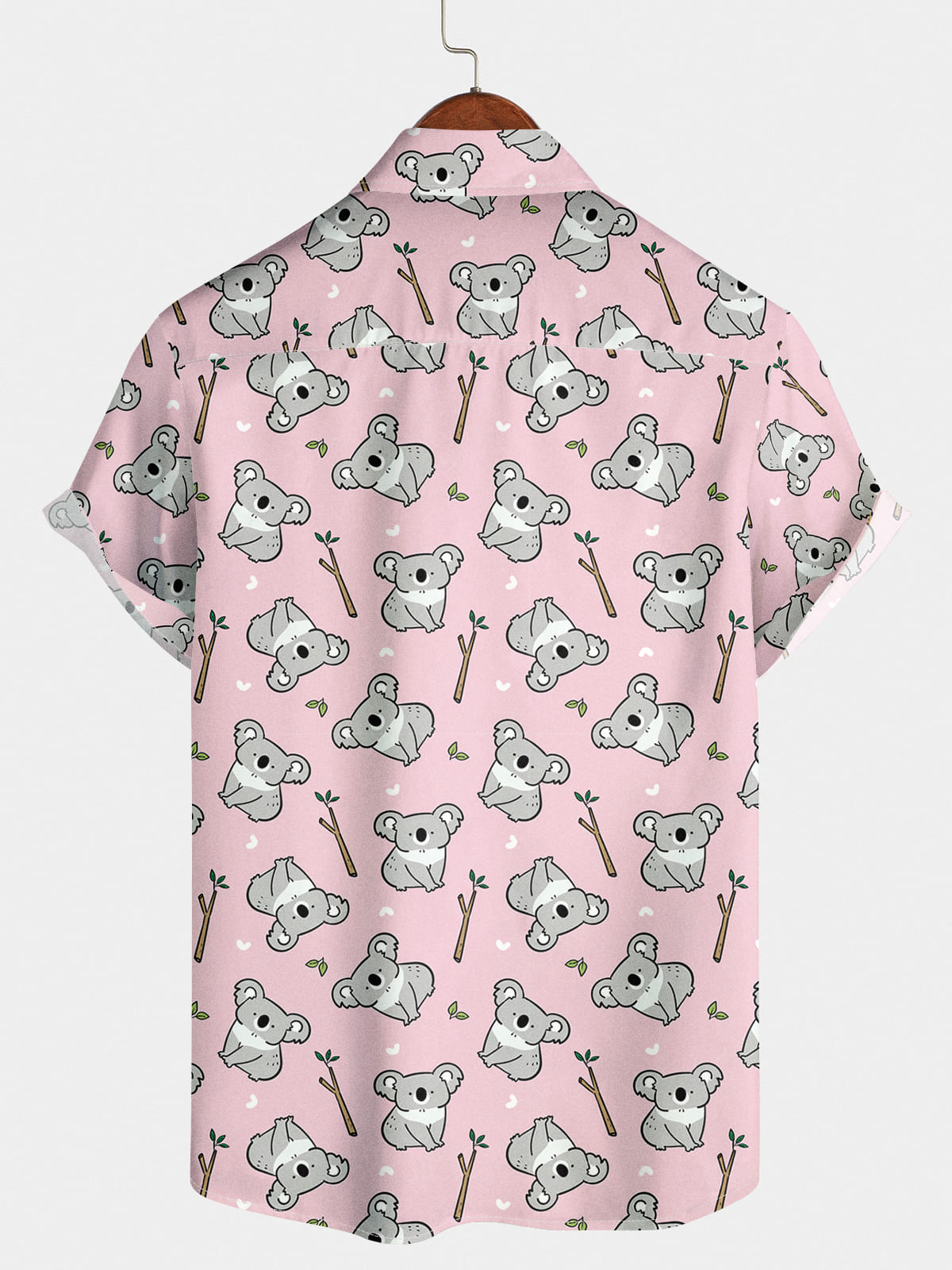 Men's Koala Holiday Short Sleeve Shirt