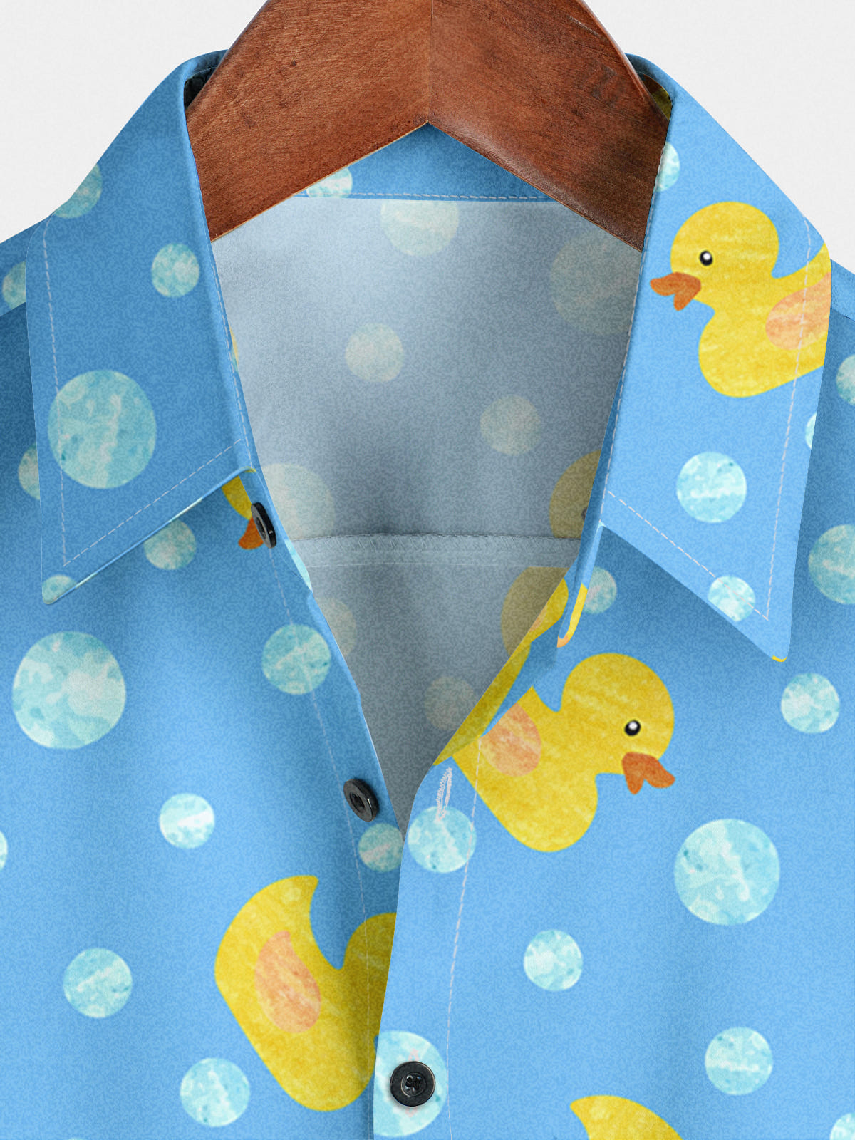 Chemise à manches courtes à imprimé canard pour hommes