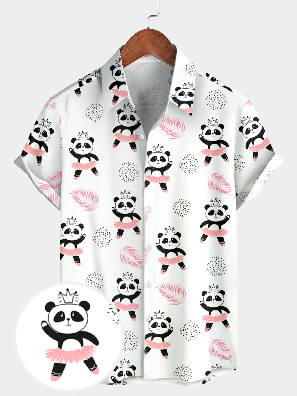 Chemise décontractée à manches courtes pour hommes
