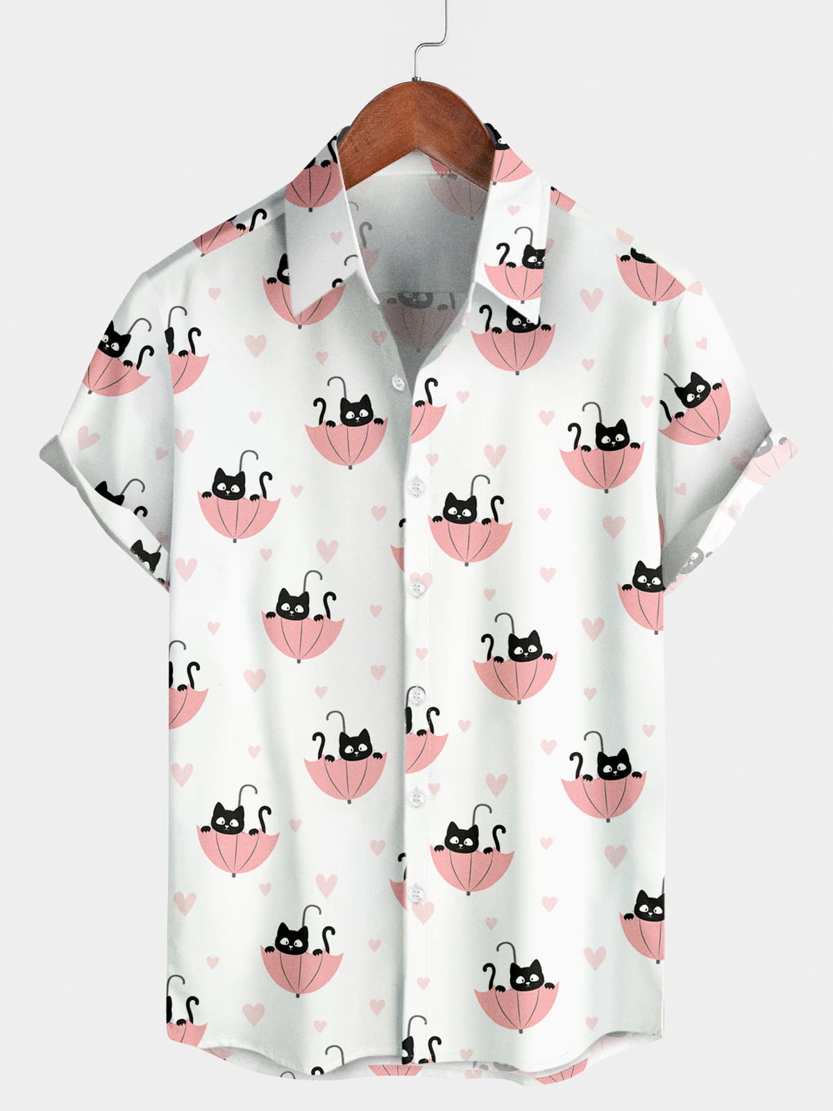 Chemise décontractée à manches courtes pour hommes
