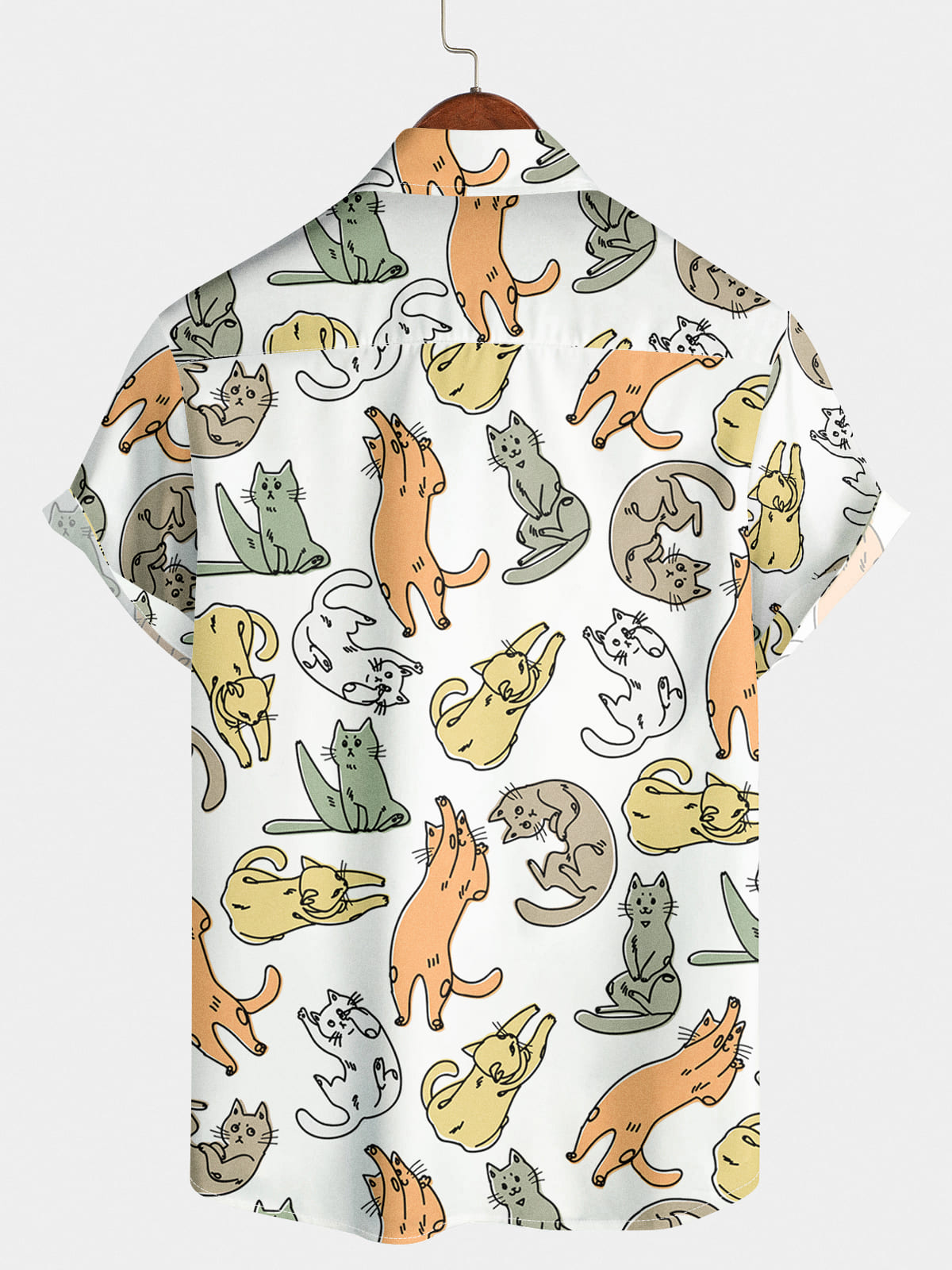 Chemise à manches courtes Cat Holiday pour hommes