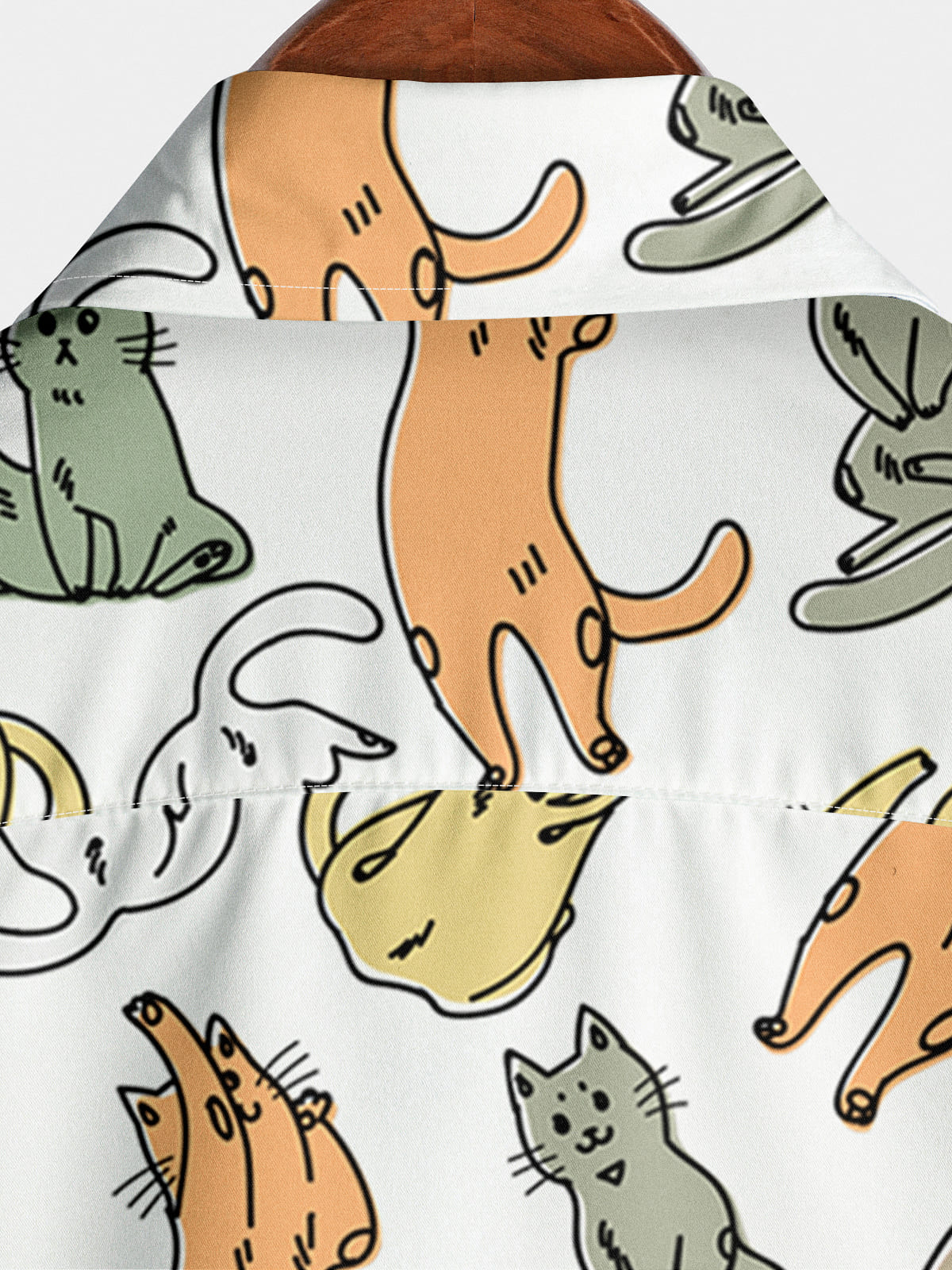 Chemise à manches courtes Cat Holiday pour hommes