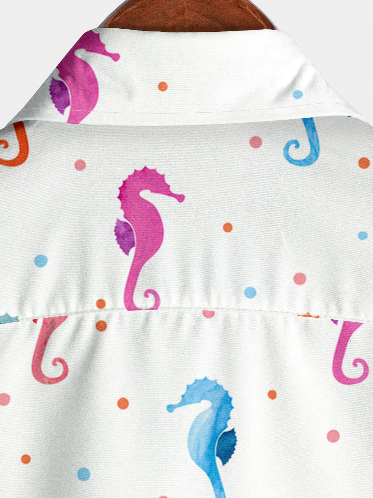 Chemise à manches courtes Hippocampus japonicus pour hommes
