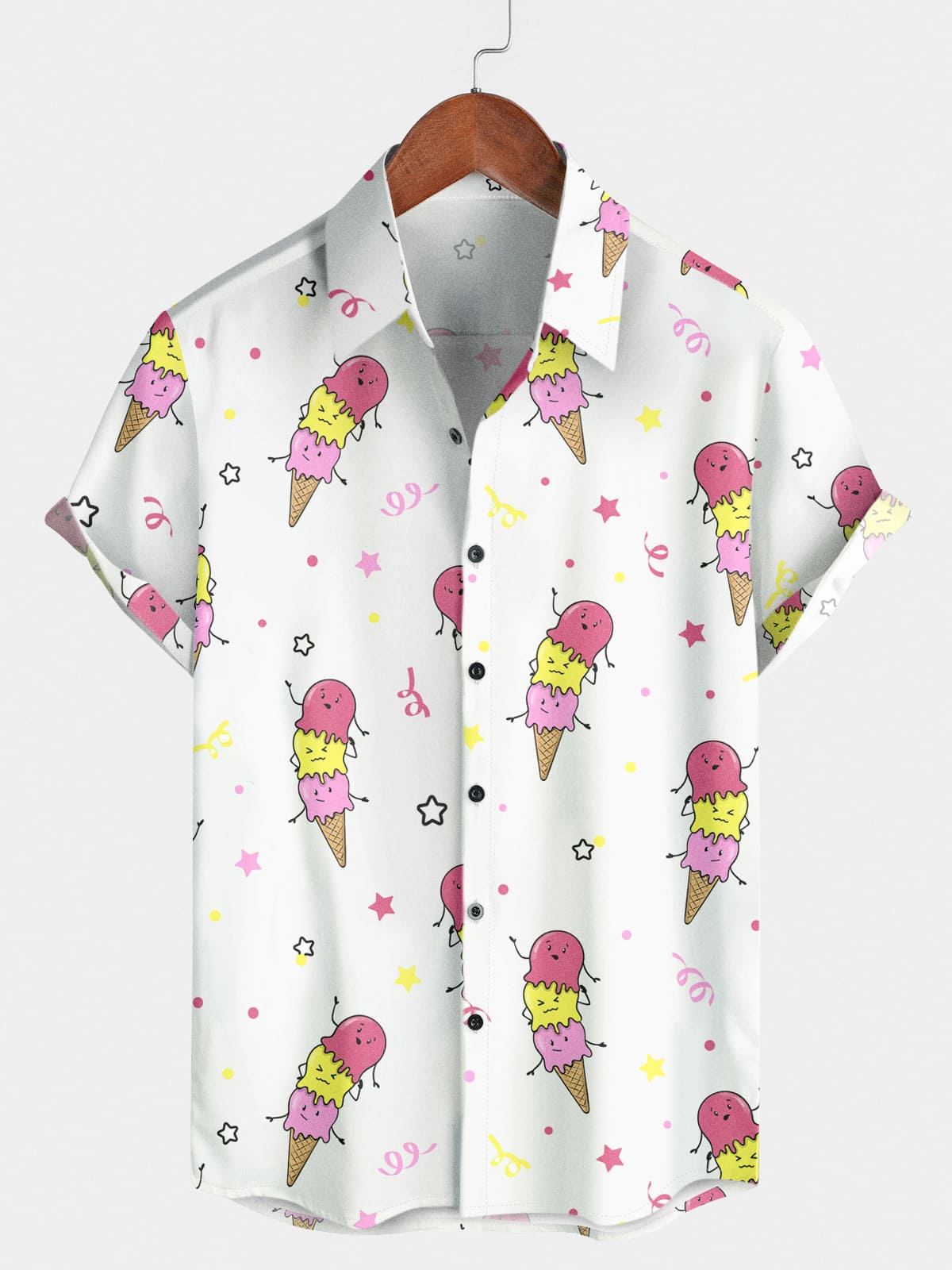 Chemise à manches courtes Fruit Ice Cream pour homme