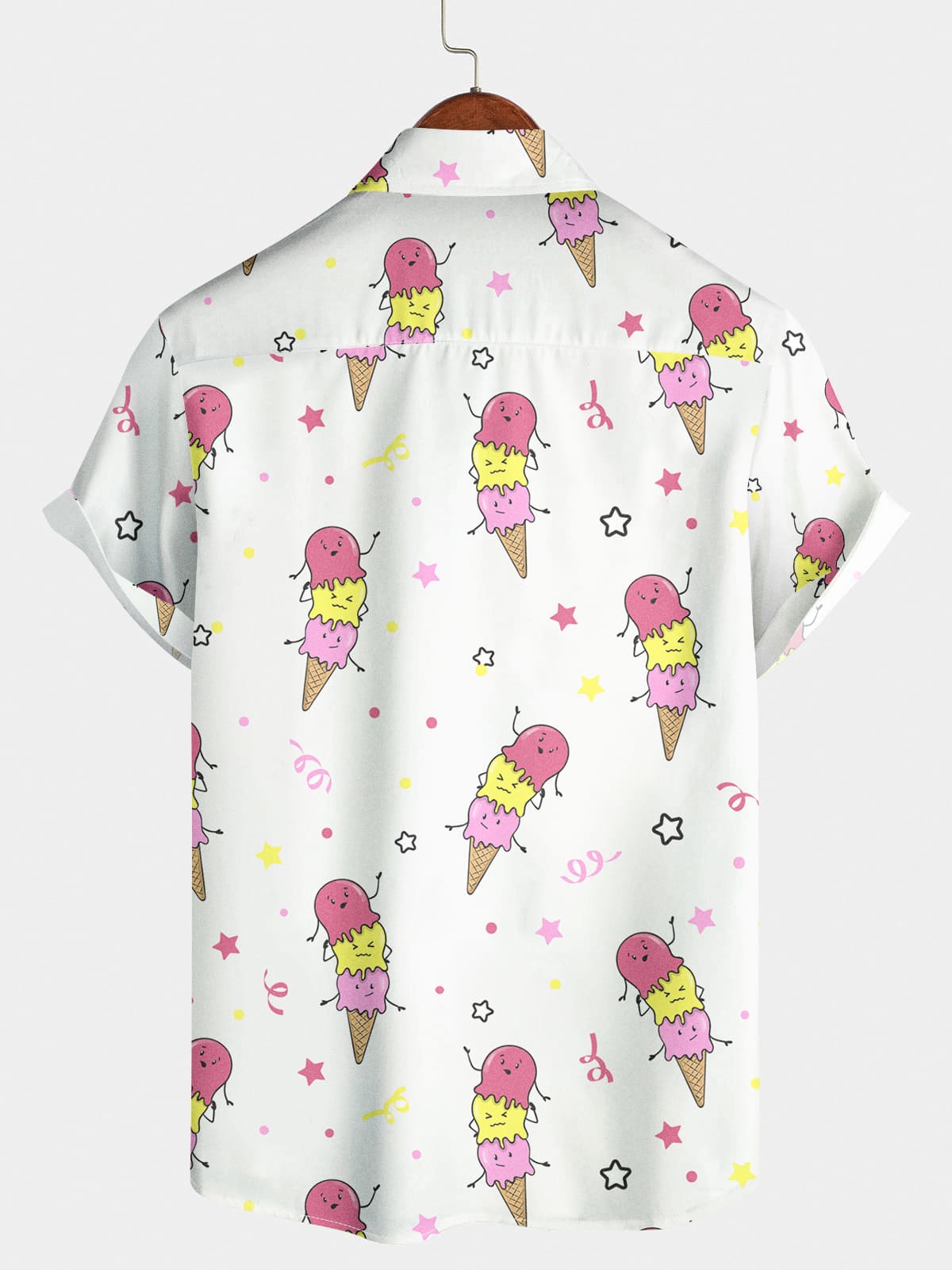 Chemise à manches courtes Fruit Ice Cream pour homme