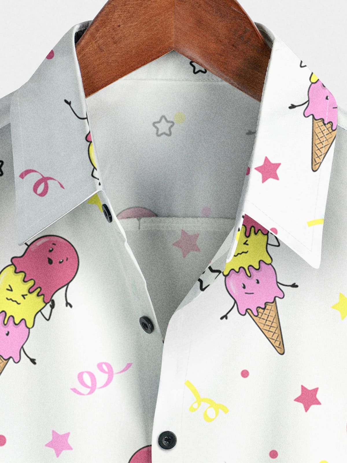 Chemise à manches courtes Fruit Ice Cream pour homme