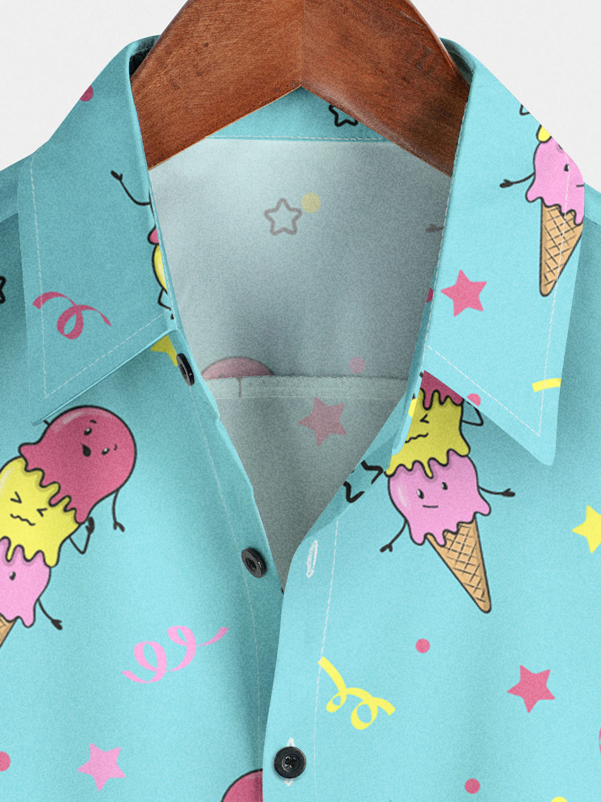 Chemise à manches courtes Fruit Ice Cream pour homme
