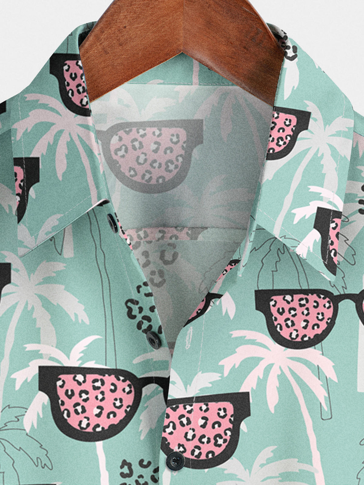 Chemise à manches courtes à imprimé hawaïen pour hommes